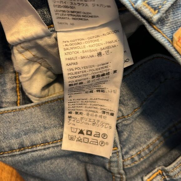 Levi's Blue Straight Jeans Classic Style - Picture 3 of 8